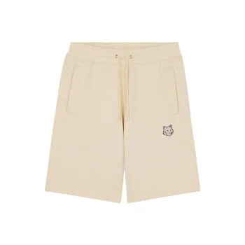 Maison Kitsune Bold Fox Head Patch Oversize Jog Shorts