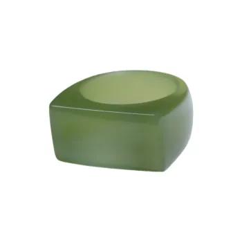 Jade Charm Yao Rings Green Jade Unisex