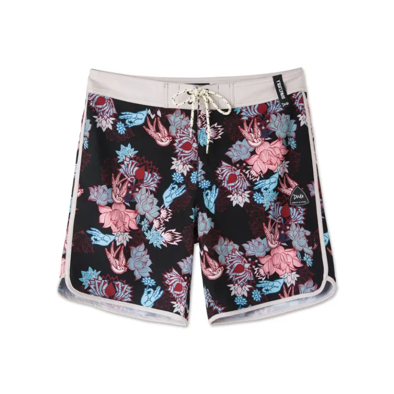 DUNKELVOLK Beach Shorts Men's Dark Sky Blue-9