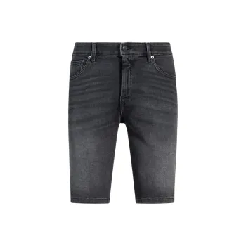 HUGO BOSS Denim Shorts Men's Black