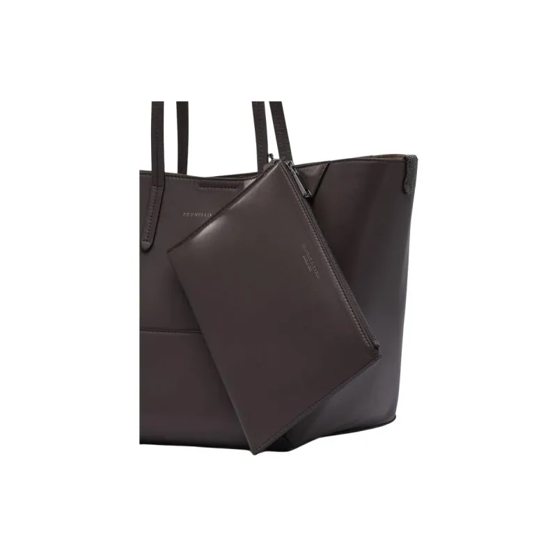 Brunello Cucinelli Bc Duo Embellished Small Tote Bag-4