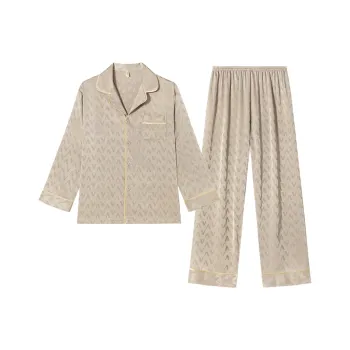 Shanghai Story Pajama Set Men's Light Coffee