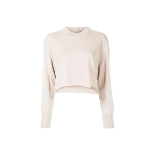 MM6 Maison Margiela FW21 Loose Fit Sweater Women's Ecru