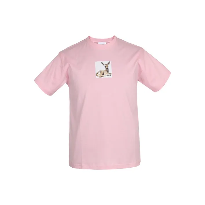 Burberry Drop Shoulder Sleeve T Shirt Women's Pink-0