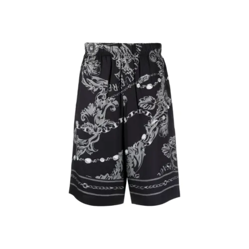 VERSACE JEANS COUTURE Barocco Printed Knee Length Track Shorts