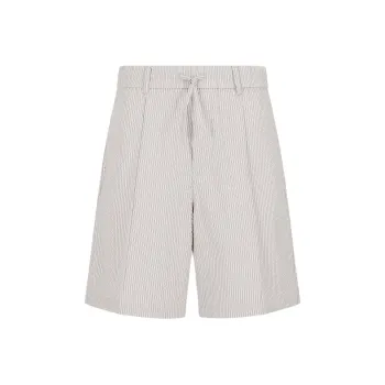 EMPORIO ARMANI SS24 Casual Shorts Men's Beige Yellow
