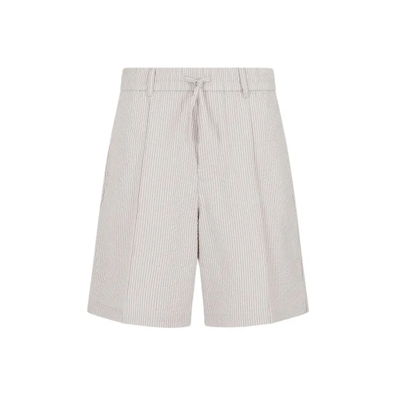 EMPORIO ARMANI SS24 Casual Shorts Men's Beige Yellow-0