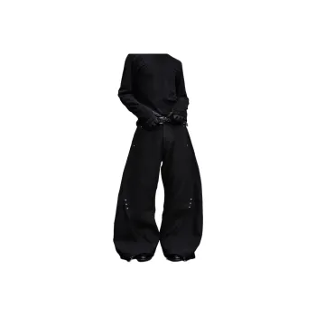 Pirkadat Casual Pants Unisex Black
