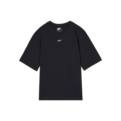 Nike Drop Shoulder Sleeve T Shirt Women's Black