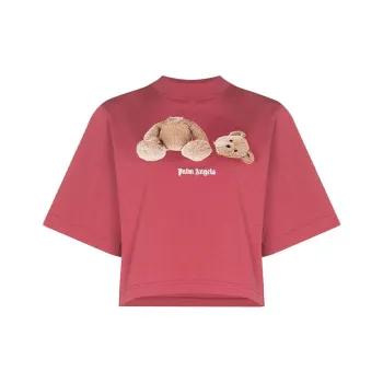 PALM ANGELS Crop Tops Women's Red