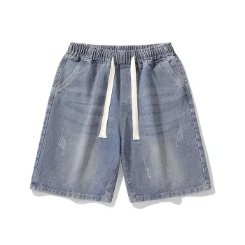 SIFLYTO Denim Shorts Unisex Blue