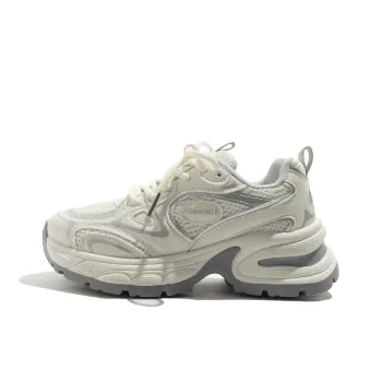 BEIER Lightweight Low Top Chunky Sneakers Women's Beige