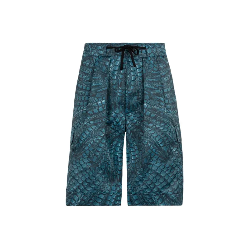 Roberto Cavalli Falcon Print Swim Shorts-0