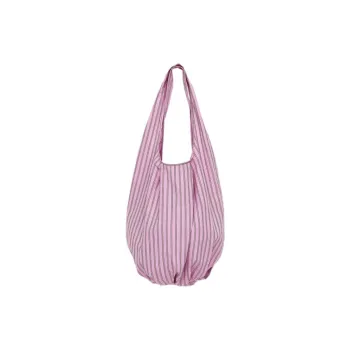 ARKET Cotton Tote Bag, Shopping Bag, Handbag Large Size Women's Lilac