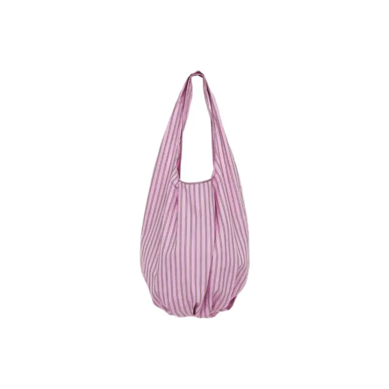 ARKET Cotton Tote Bag, Shopping Bag, Handbag Large Size Women's Lilac-0