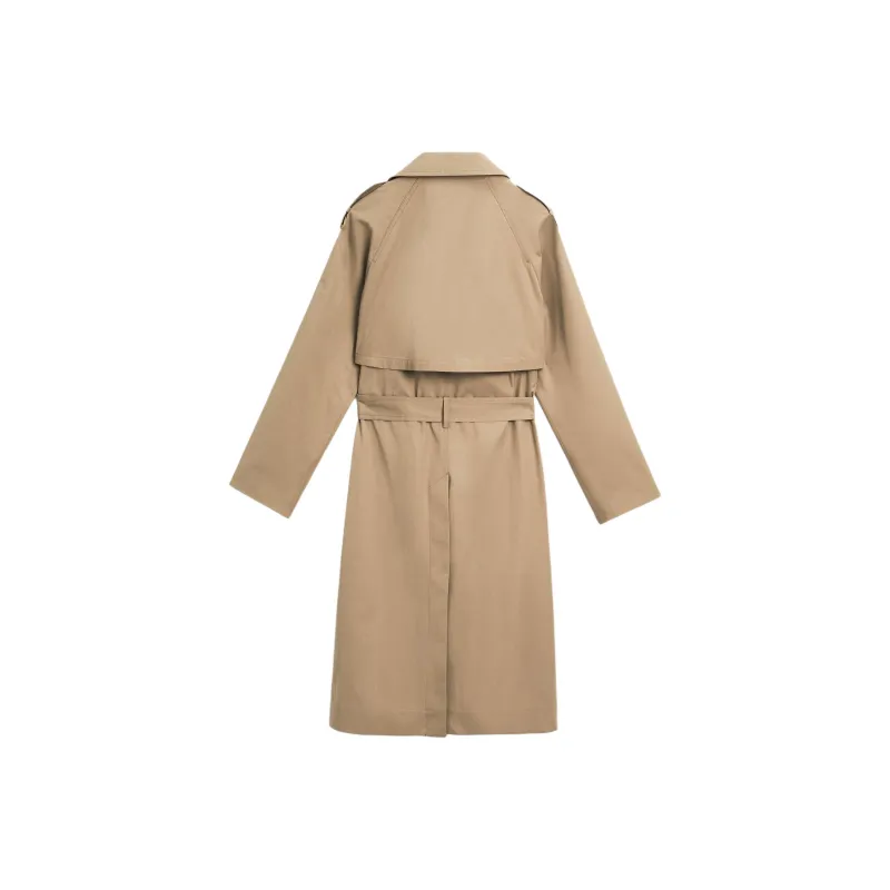 Massimo Dutti Trench Coat Women's Brown-1