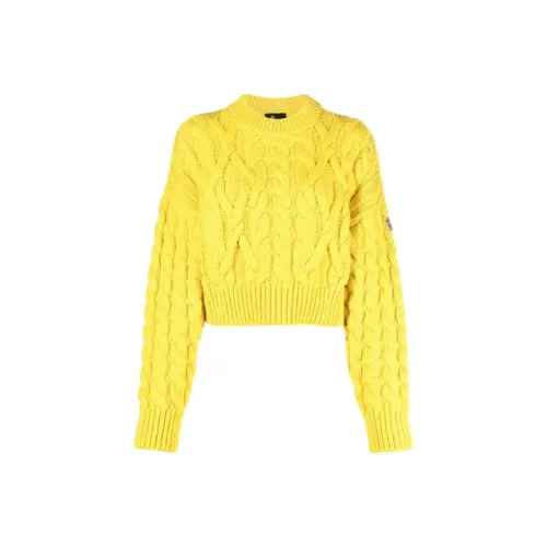 Moncler FW21 Fitted Sweater Women's Yellow