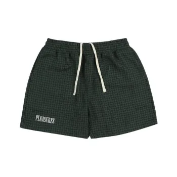 PLEASURES Intercept Houndstooth Shorts