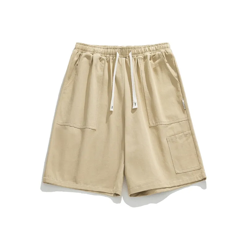 BAIJUAN Casual Shorts Unisex Khaki-0