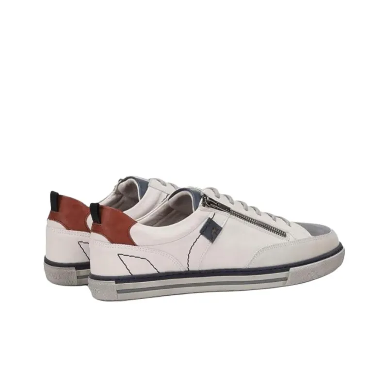 Fluchos Quebec Low Top Casual Shoes Men's Gray White-3