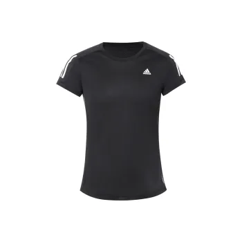 Adidas Set in Sleeve T Shirt Women's Black