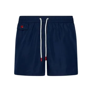 KITON Logo plaque Swim Shorts
