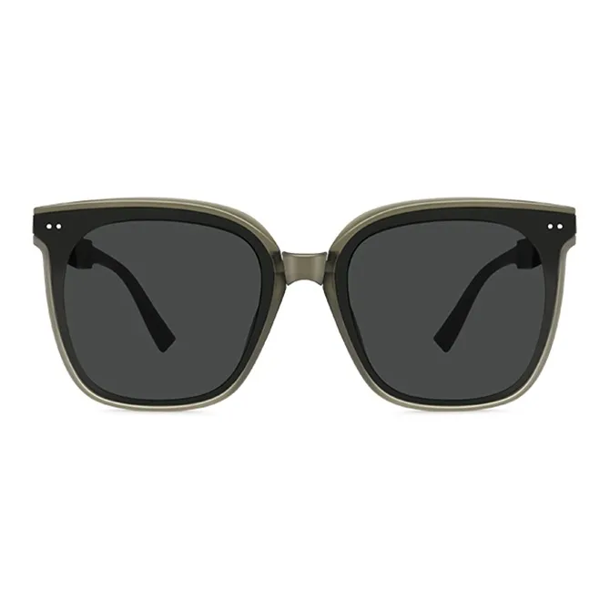 PARMU TR/Memory Plastic Square Sunglasses Unisex-1