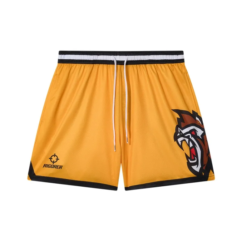 RIGORER Knitted Fabric Knee Length Shorts Unisex-13