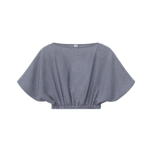 TOTEME Crop Tops Women's Dark Blue