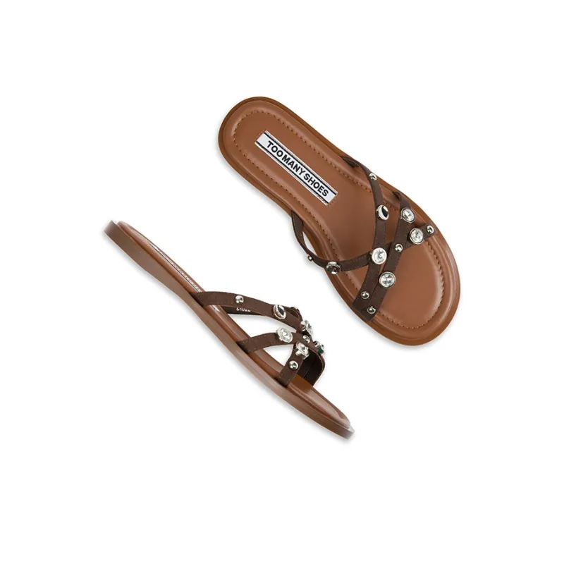 TOOMANYSHOES Slide Slippers Women's-7