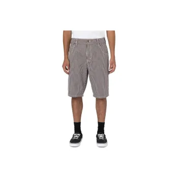 Dickies Hickory Stripe Relaxed Fit Carpenter Shorts 11' Casual Shorts Men's Brown