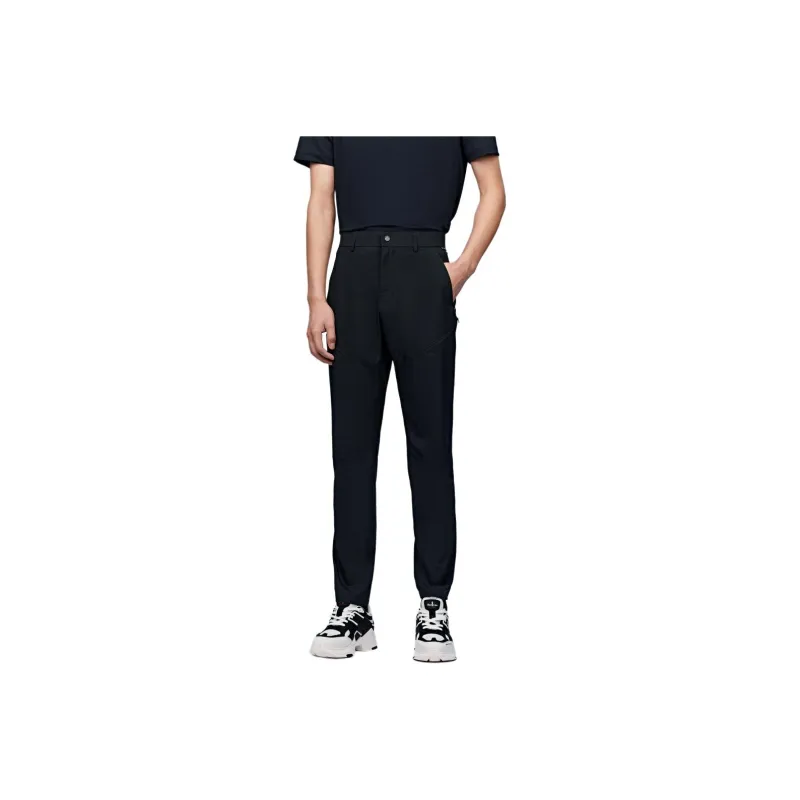 Biyin Leufen Casual Pants Men's Black-0