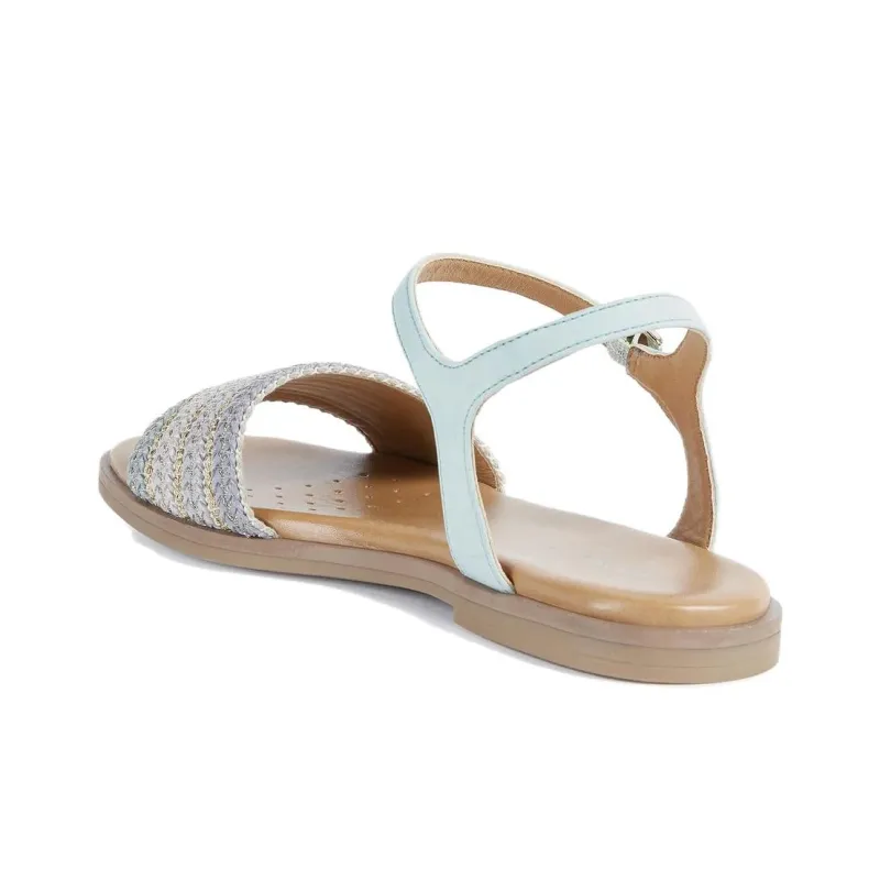 GEOX Naileen One Strap Sandals Women's Light Blue-2