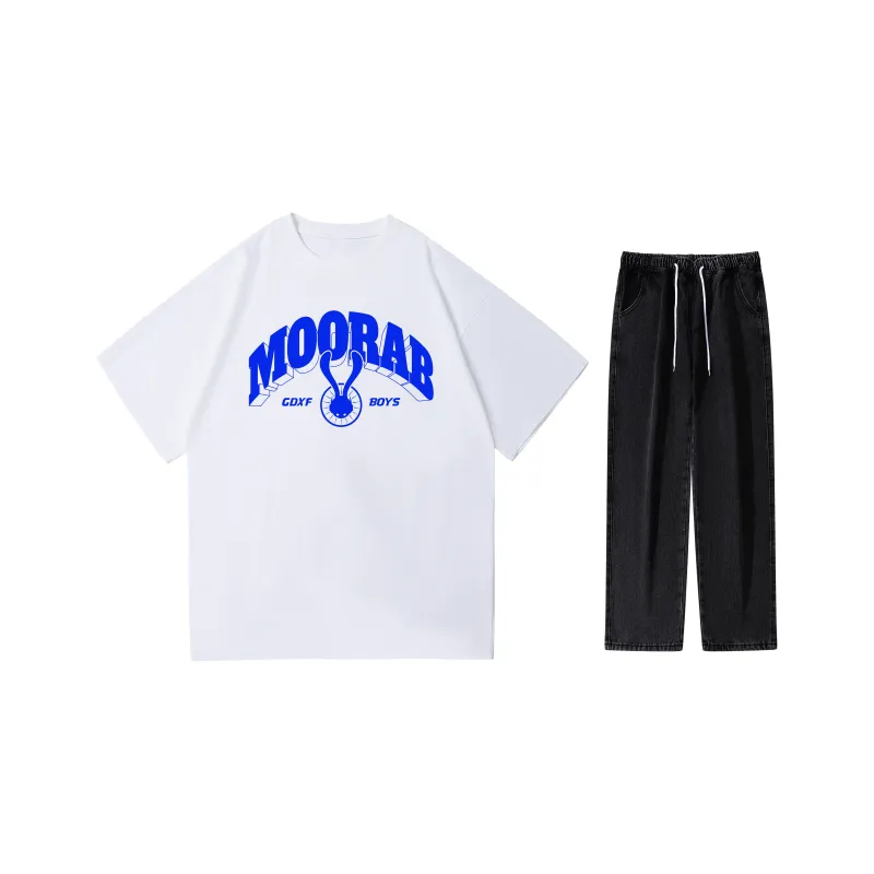 A.X.S.K x MOORAB Casual Sportswear Unisex-5