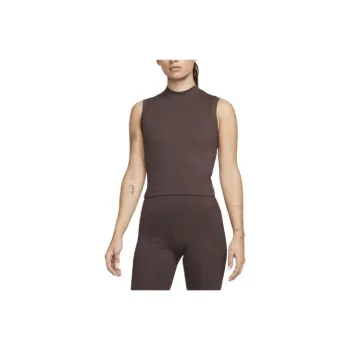 Nike One Fitted Women's Dri FIT Mock Neck Cropped Tank Top