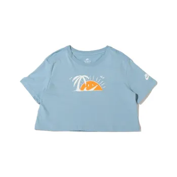 Nike Crop Tops Women's Blue