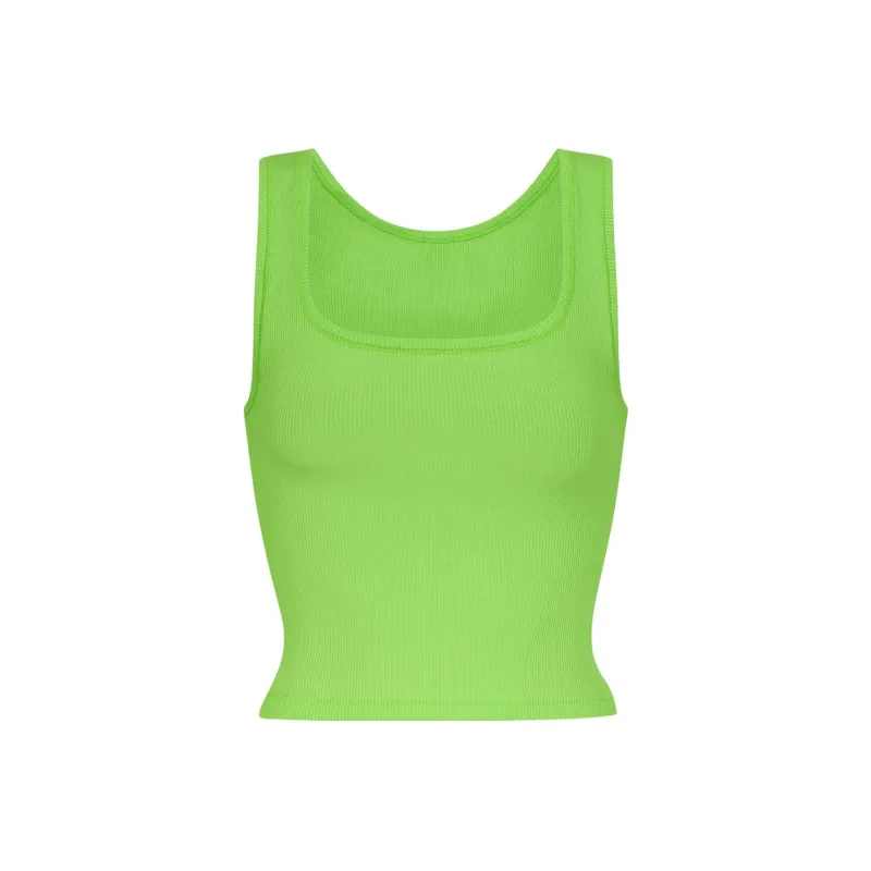 SKIMS Tank Tops Women's NEON GREEN/NEON GREEN-0