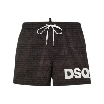 DSQUARED 2 DSQUARED 2 Logo Printed Drawstring Swim Shorts
