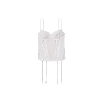 Victoria's Secret Tank Tops Women's Coconut White