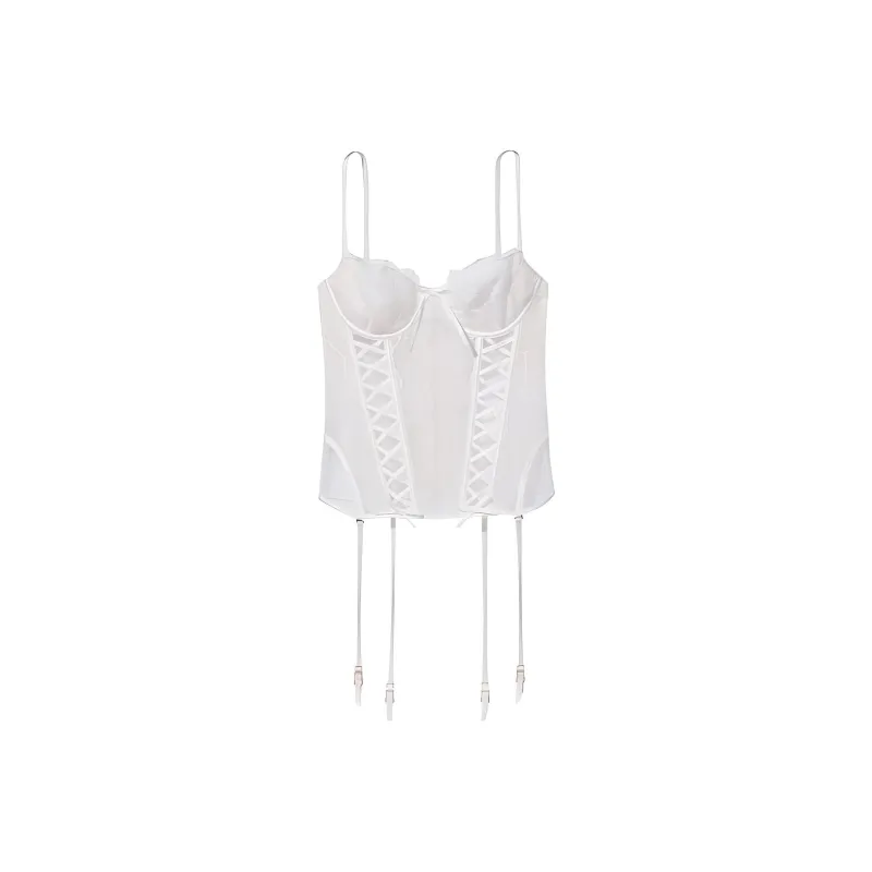 Victoria's Secret Tank Tops Women's Coconut White-0