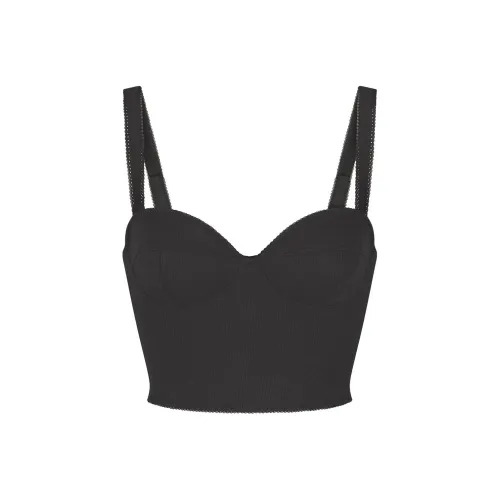 SKIMS Tank Top Women's SOOT/Smoke Gray
