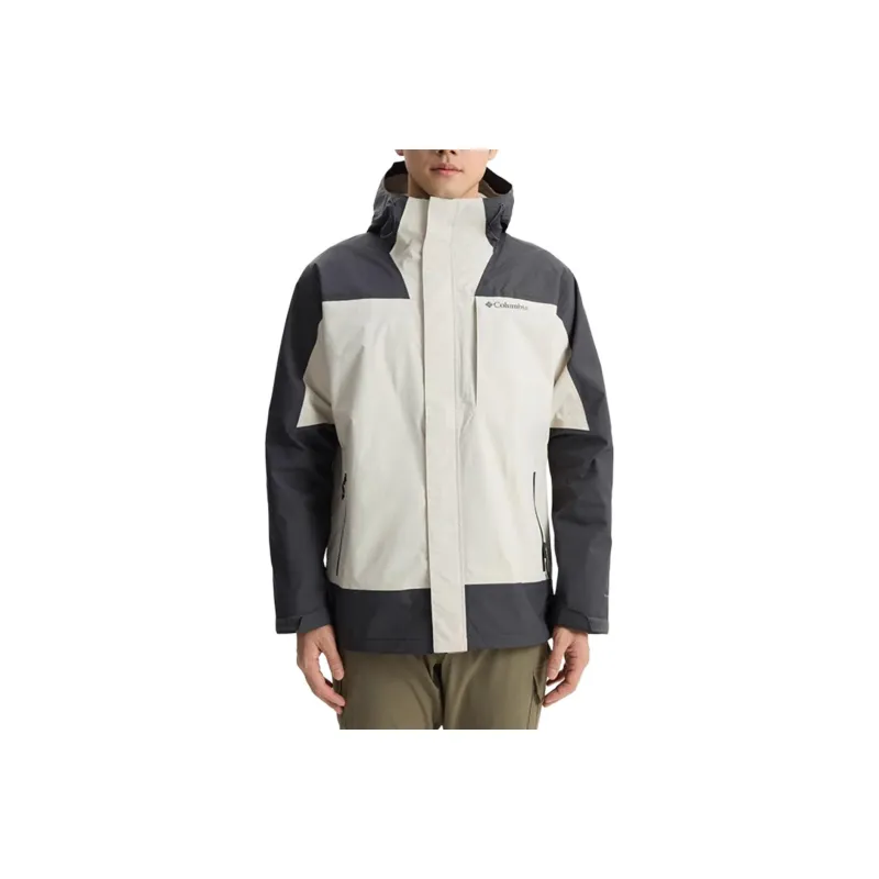 Columbia Windbreaker Jackets Men Ecru-0
