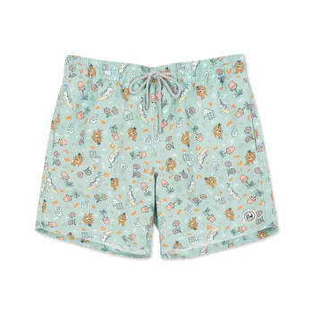 SURFCUZ Beach Shorts Unisex Light Gray