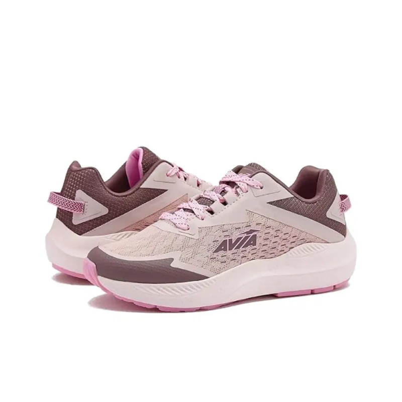 AVIA Cushioning, Wear Resistant Low Top Running Shoes Women's Pink-3