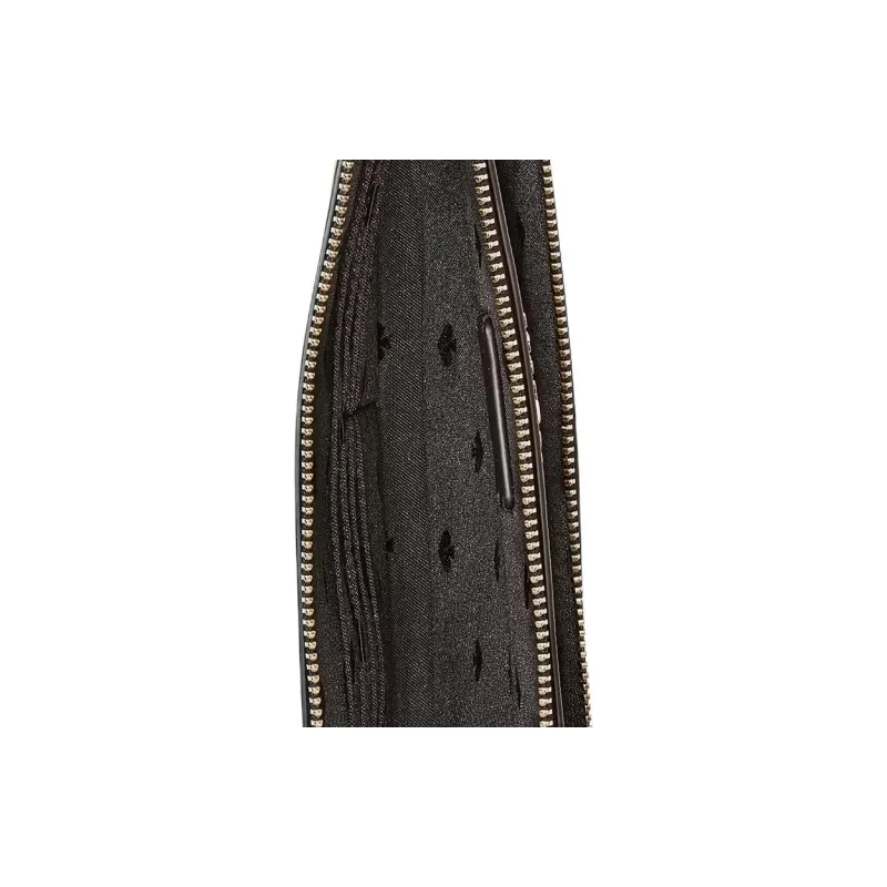 Kate Spade Staci Cross Leather Wallet Medium Size Women's Warm Beige With Multicolor Accents-3