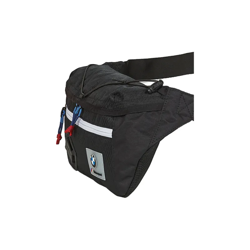 PUMA BMW Collaboration Nylon Fabric Fanny Pack Sling Bags Regular Unisex Black-5