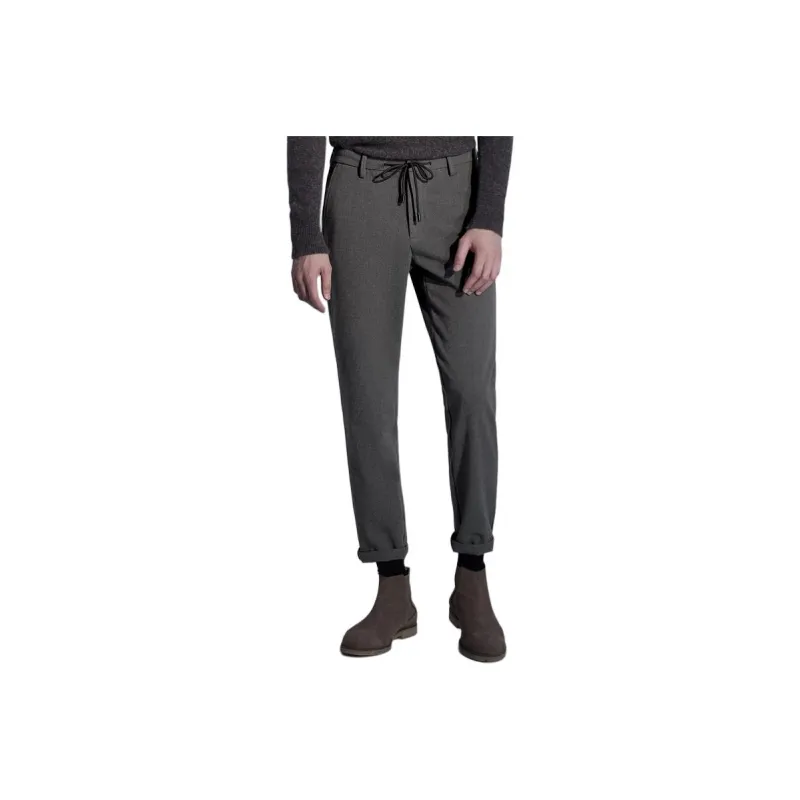Yiwen Casual Pants Men's Dark Gray-0