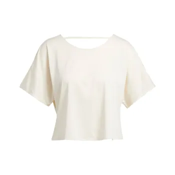 Adidas Crop Tops Women's Ecru