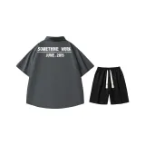 Set (Gray Top+Black Pants)