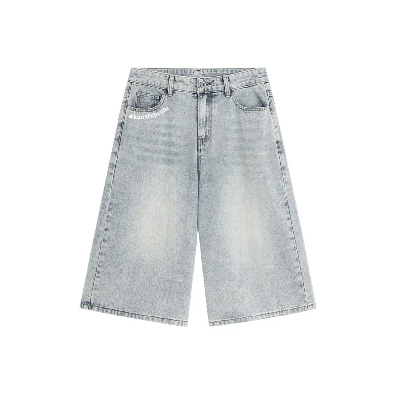 Kung Fu Panda Denim Shorts Unisex-0